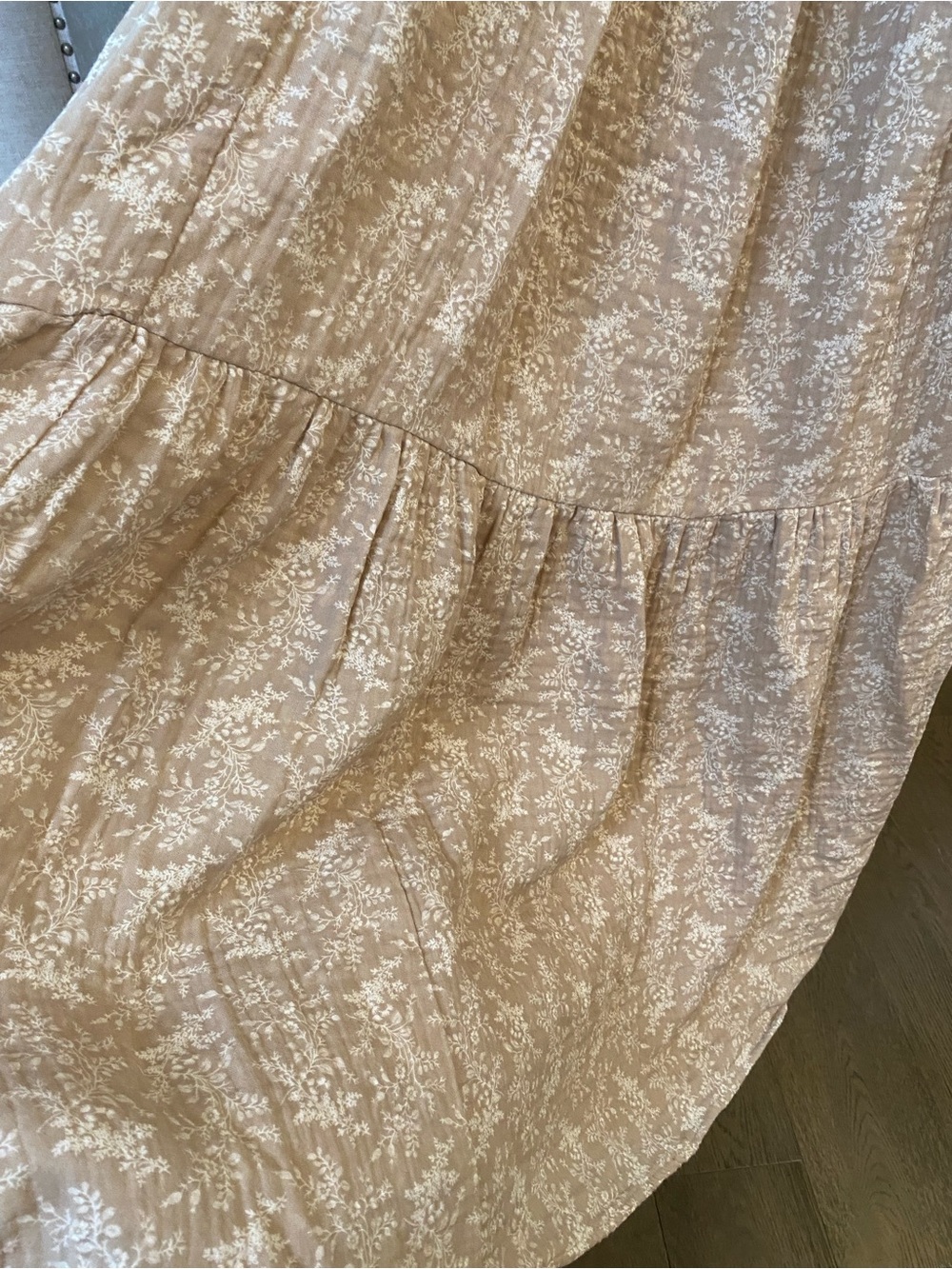 Cara 100% cotton Maxi Dress in Mocha - Picture 9 of 13